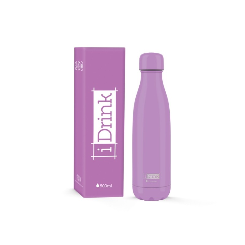 ΠΑΓΟΥΡΙ i DRINK ID0406 THERM BOTTLE 500ml LIGHT PURPLE