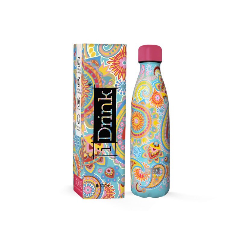 ΠΑΓΟΥΡΙ i DRINK ID0429 THERM BOTTLE 500ml PAISLEY
