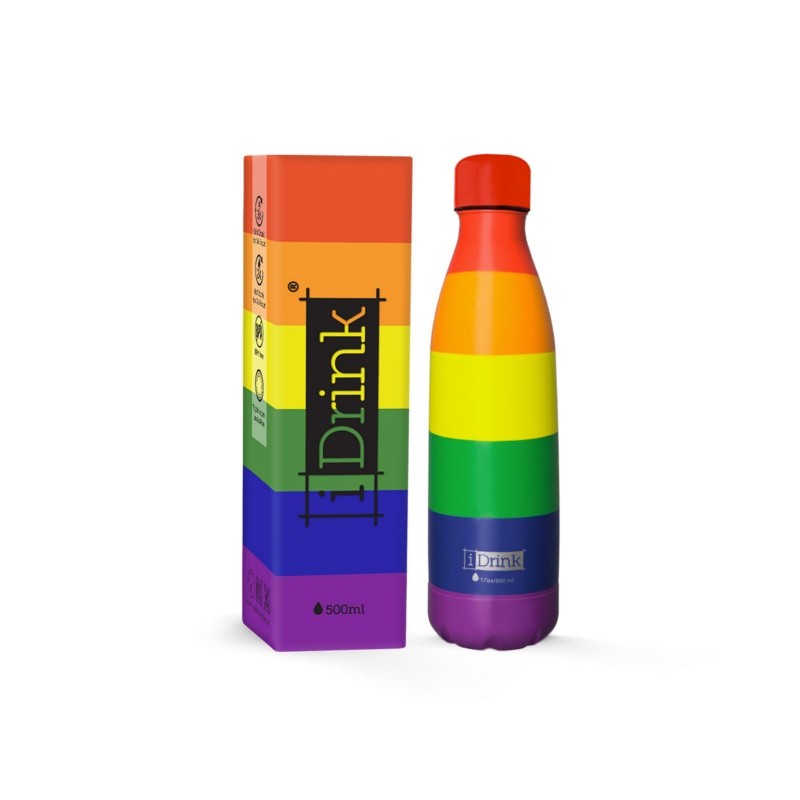 ΠΑΓΟΥΡΙ i DRINK ID0436 THERM BOTTLE 500ml LOVE IS LOVE