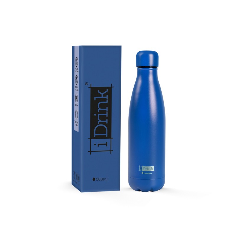 ΠΑΓΟΥΡΙ i DRINK ID0441 THERM BOTTLE 500ml DARK BLUE