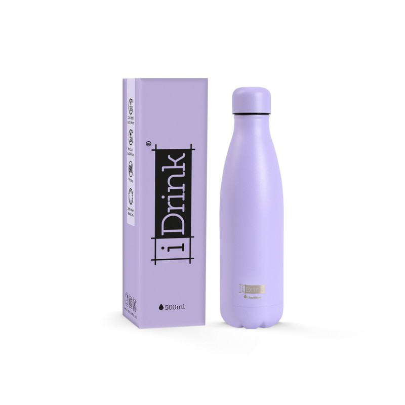 ΠΑΓΟΥΡΙ i DRINK ID0440 THERM BOTTLE 500ml LAVANDER