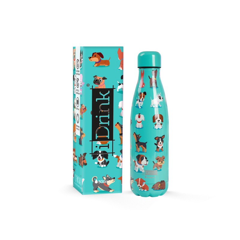 ΠΑΓΟΥΡΙ i DRINK ID0443 THERM BOTTLE 500ml DOGS