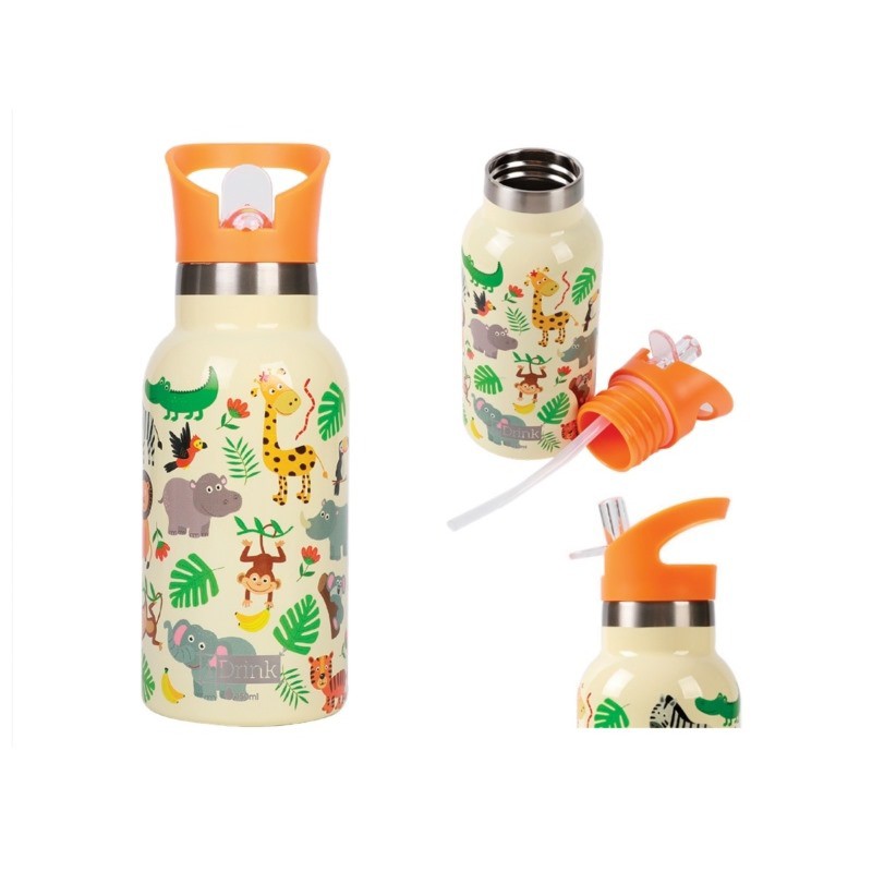 ΠΑΓΟΥΡΙ i DRINK ID0501 THERM BOTTLE 350ml ANIMALS