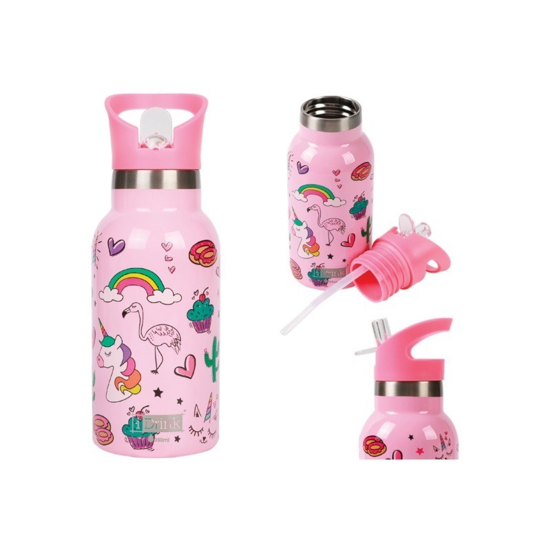 ΠΑΓΟΥΡΙ i DRINK ID0508 THERM BOTTLE 350ml UNICORN