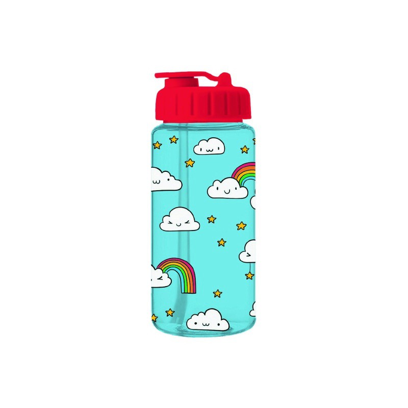 ΠΑΓΟΥΡΙ i DRINK ID2102 TRITAN BOTTLE 400ml CLOUNDS & RAINBOWS