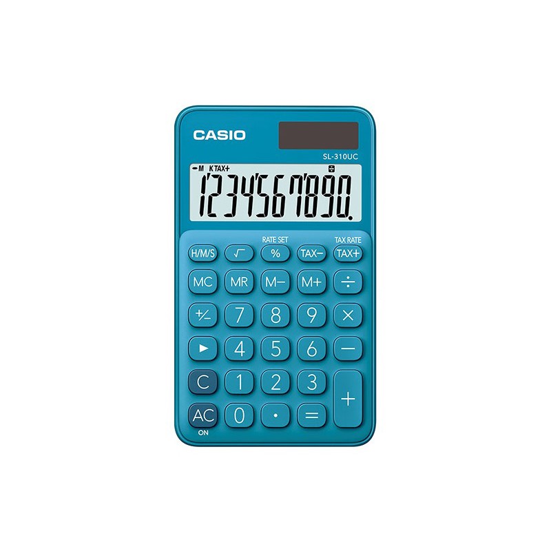 ΑΡΙΘΜΟΜΗΧΑΝΗ CASIO SL-310UC-BU BLUE 10 ΨΗΦΙΩΝ