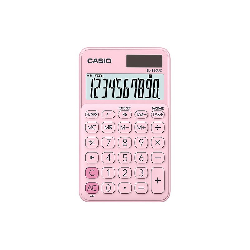 ΑΡΙΘΜΟΜΗΧΑΝΗ CASIO SL-310UC-PK PINK 10 ΨΗΦΙΩΝ