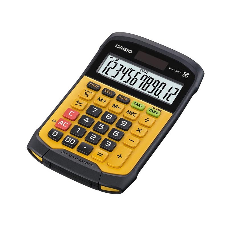 ΑΡΙΘΜΟΜΗΧΑΝΗ CASIO WM-320MΤ TAX WATER-PROTECT 12 ΨΗΦΙΩΝ