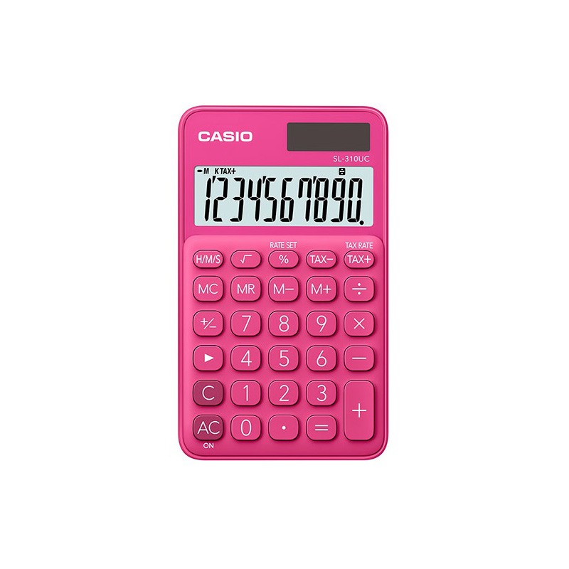 ΑΡΙΘΜΟΜΗΧΑΝΗ CASIO SL-310UC-RD RED 10 ΨΗΦΙΩΝ