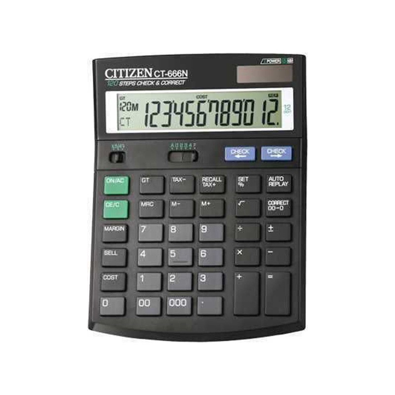 ΑΡΙΘΜΟΜΗΧΑΝΗ CITIZEN CT-666N CHECK 12 ΨΗΦΙΩΝ