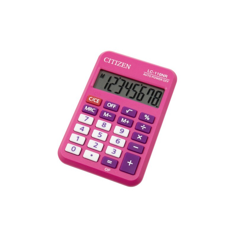 ΑΡΙΘΜΟΜΗΧΑΝΗ CITIZEN LC-110NRPK Pink 8 ΨΗΦΙΩΝ
