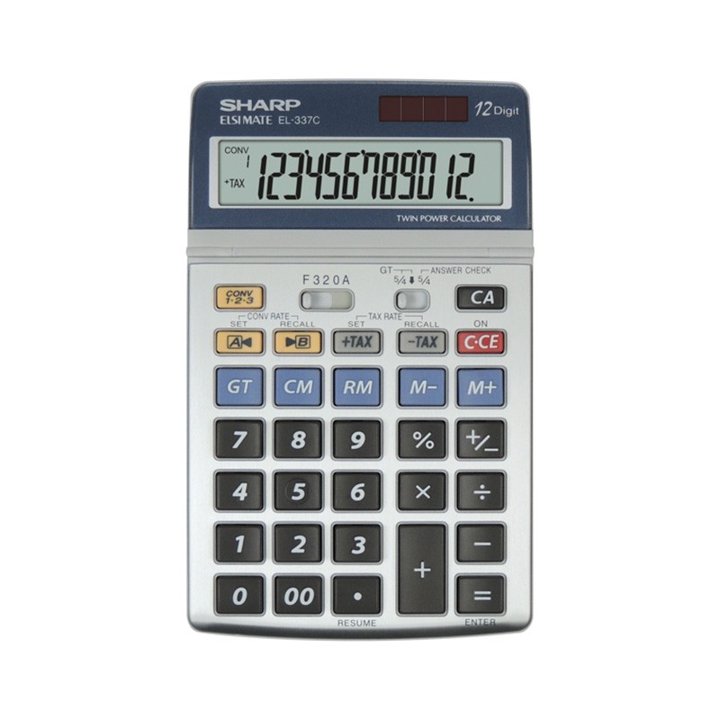 ΑΡΙΘΜΟΜΗΧΑΝΗ SHARP EL-337C DESK 12 ΨΗΦΙΩΝ