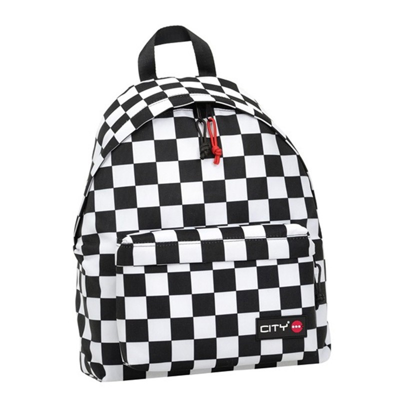 ΤΣΑΝΤΑ CITY THE DROP 14417 CHECKERS BLACK