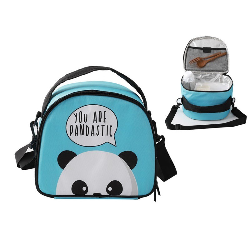 ΤΣΑΝΤΑΚΙ i DRINK ID6062 LUNCH PANDA 24X19,8X22cm