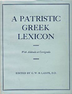 A PATRISTIC GREEK LEXICON  HC