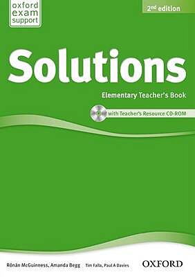 SOLUTIONS ELEMENTARY TCHR'S (+ CD-ROM) 2ND ED
