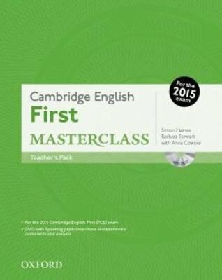 CAMBRIDGE ENGLISH FIRST MASTERCLASS TCHR'S (+ DVD) N/E