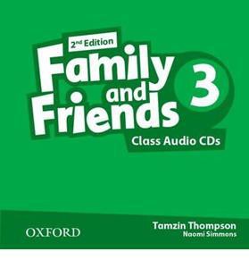 FAMILY AND FRIENDS 3 CD CLASS 2ND ED