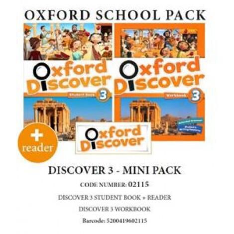 OXFORD DISCOVER 3 PACK MINI (SB + WB + READER) - 02115
