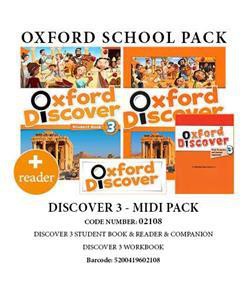 OXFORD DISCOVER 3 PACK MIDI (SB+ WB+ COMPANION+ READER) - 02108