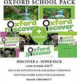 OXFORD DISCOVER 4 SUPER PACK (SB + WB + GRAMMAR + COMPANION + READER) - 02177