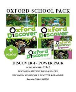 OXFORD DISCOVER 4 POWER PACK (SB+ WB+ GRAMMAR+ READER) - 02542