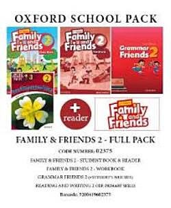 FAMILY AND FRIENDS 2 FULL PACK (SB + WB + GRAMMAR FRIENDS 2 + OXFORD PRIMARY SKILLS READING & WRITING 2 + READER) - 02375 2ND ED