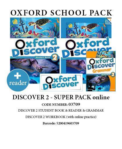 OXFORD DISCOVER 2 SUPER PACK ONLINE (SB + WB WITH ONLINE PRACTISE + GRAMMAR + READER) - 03709