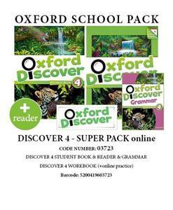 OXFORD DISCOVER 4 SUPER PACK ONLINE (SB + WB WITH ONLINE PRACTISE + GRAMMAR + READER) - 03723
