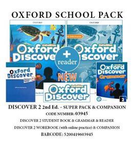 OXFORD DISCOVER 2 SUPER PACK (SB + WB WITH ONLINE PRACTICE + GRAMMAR + COMPANION + READER) - 03945 2ND ED