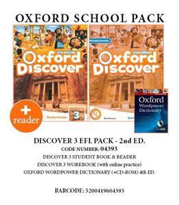 OXFORD DISCOVER 3 PACK EFL (SB + WB WITH ONLINE PRACTICE + READER: FESTIVALS AROUND THE WORLD + OXF. WORDPOWER DICTIONARY&CD-ROM) - 04393 2ND ED