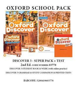 OXFORD DISCOVER 3 SUPER PACK (SB + WB & ONLINE PRACTICE + GRAMMAR + COMPANION + TESTS) - 03778 2ND ED