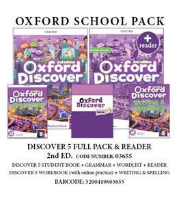 OXFORD DISCOVER 5 2ND FULL PACK & READER - 03655