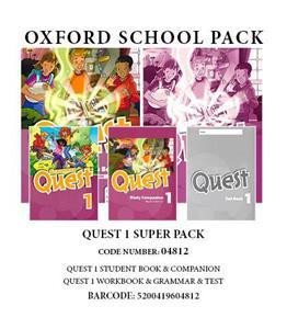QUEST 1 SUPER PACK (SB +WB + GRAMMAR +COMPANION +TEST)- 04812