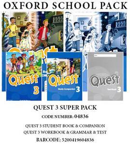 QUEST 3 SUPER PACK (SB +WB + GRAMMAR +COMPANION +TEST)- 04836