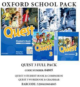 QUEST 3 FULL PACK (SB +WB + GRAMMAR +COMPANION)- 04805