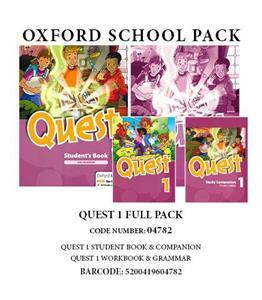 QUEST 1 FULL PACK (SB +WB + GRAMMAR +COMPANION)- 04782