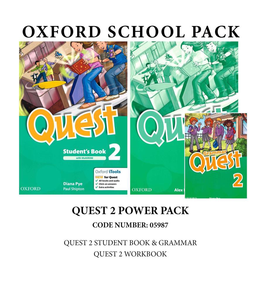 QUEST 2 POWER PACK (SB +WB + GRAMMAR) - 05987