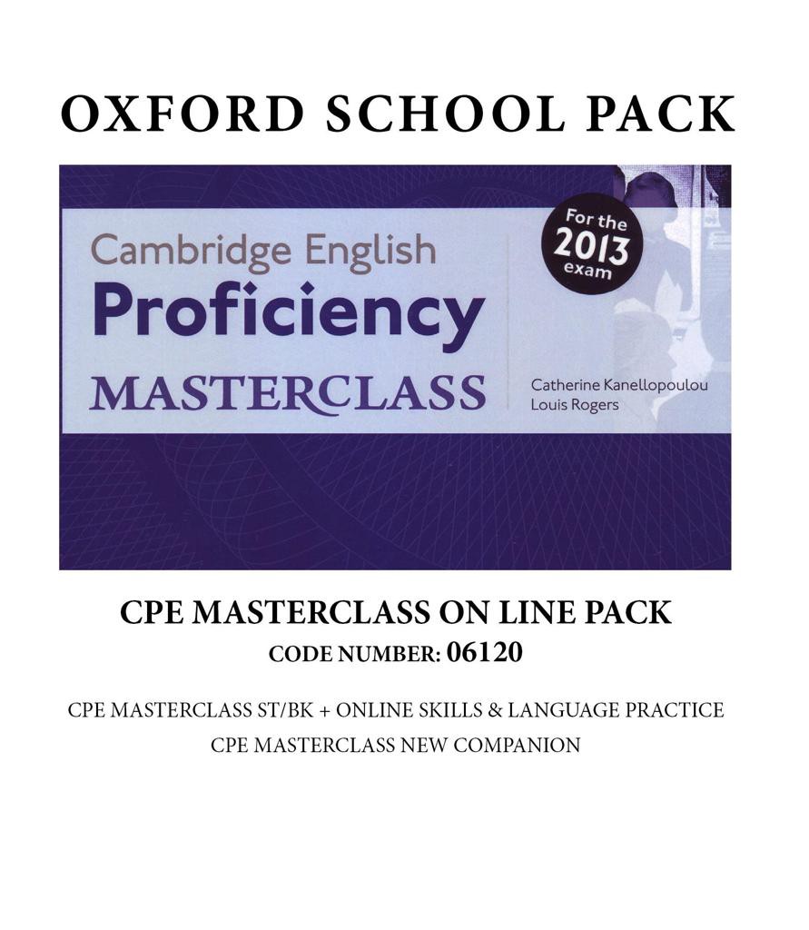 CPE MASTERCLASS SMART PACK (SB WITH ONLINE + COMPANION) - 06120