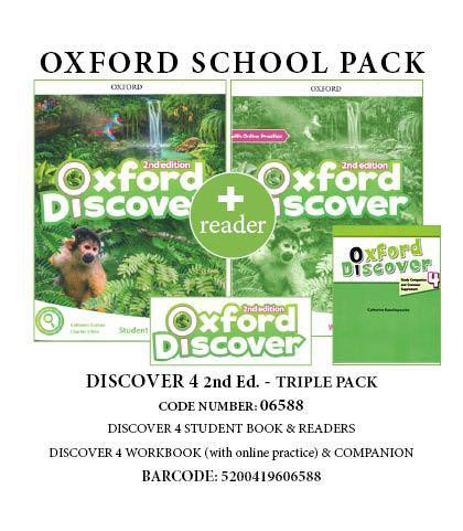 OXFORD DISCOVER 4 2ND ED TRIPLE PACK - 06588