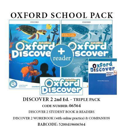 OXFORD DISCOVER 2 2ND ED TRIPLE PACK - 06564