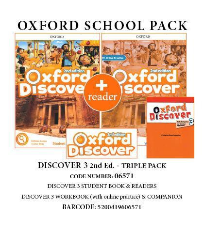 OXFORD DISCOVER 3 2ND ED TRIPLE PACK - 06571