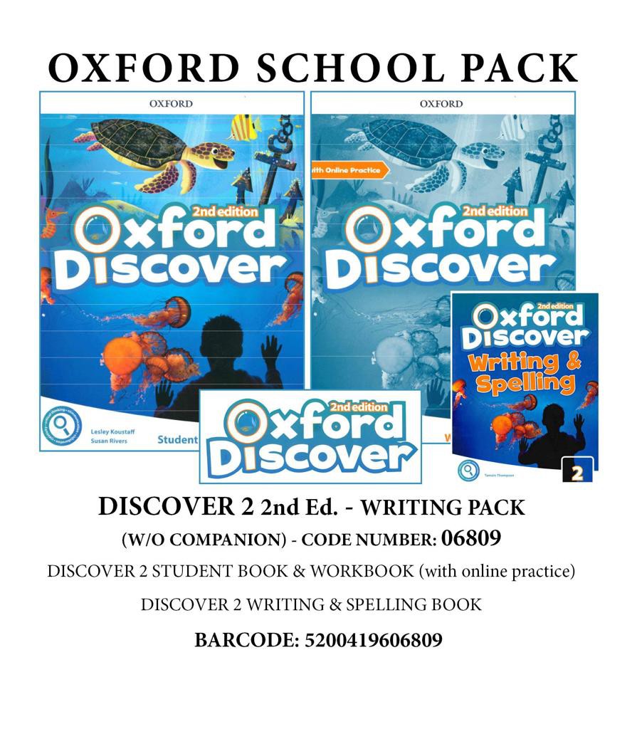 DISCOVER 2 II ED WRITING PACK - 06809