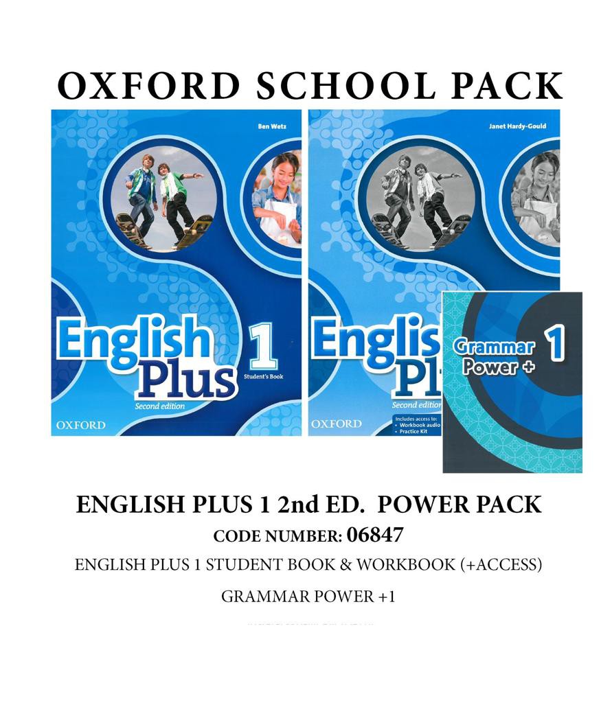 ENGLISH PLUS 1 POWER PACK - 06847 2ND ED