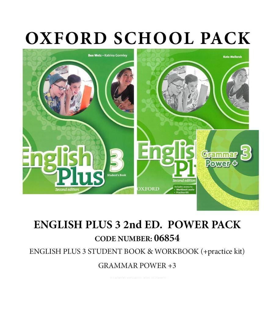 ENGLISH PLUS 3 POWER PACK - 06854 2ND ED