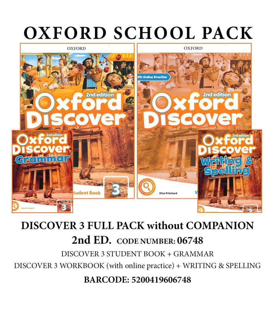 OXFORD DISCOVER 3 FULL PACK (WITHOUT COMPANION) - 06748 2ND ED