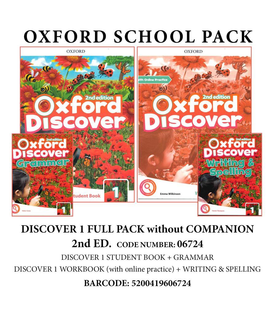 OXFORD DISCOVER 1 FULL PACK (WITHOUT COMPANION) - 06724 2ND ED