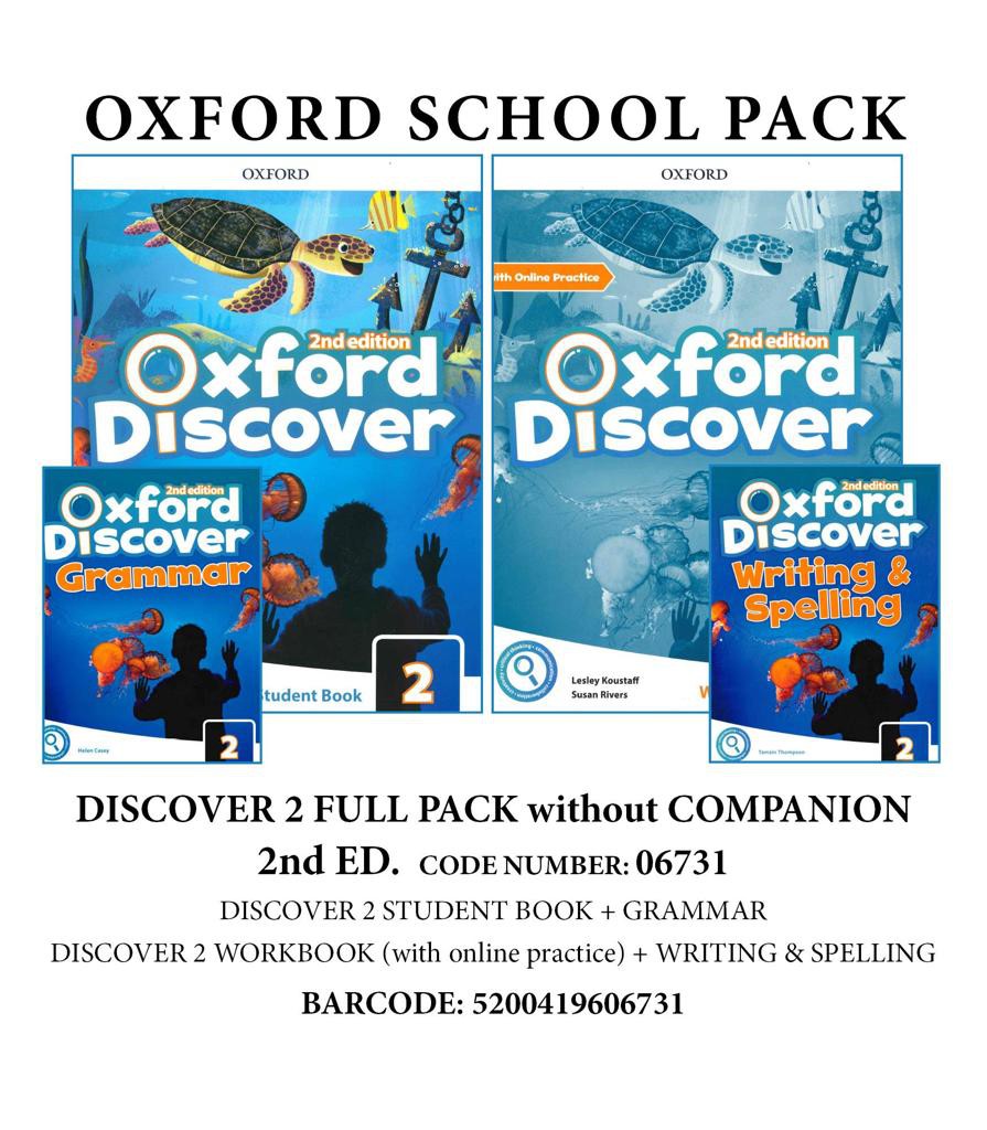 OXFORD DISCOVER 2 FULL PACK (WITHOUT COMPANION) - 06731 2ND ED