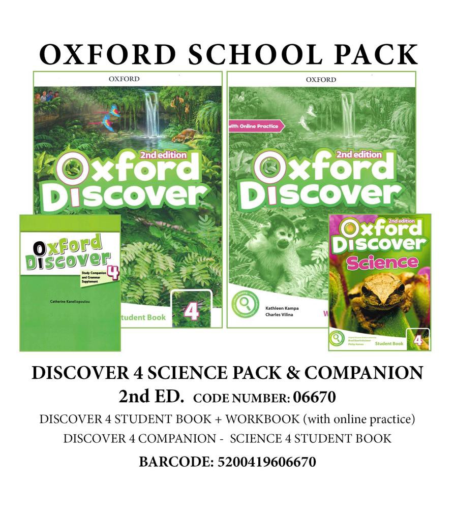 OXFORD DISCOVER 4 SCIENCE PACK (+ COMPANION) - 06670 2ND ED