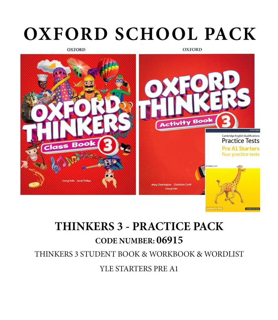 OXFORD THINKERS 3 PRACTICE PACK - 06915